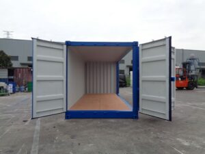 container open side laterale