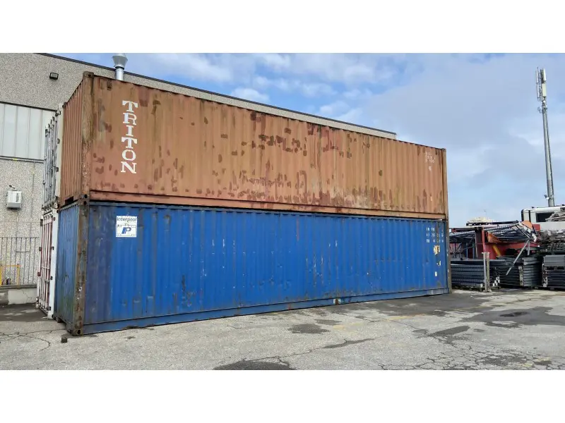 noleggio container usato marittimo 40 piedi iso box dry