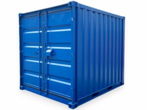 container 10 piedi blu