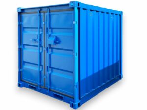 container 8 piedi blu