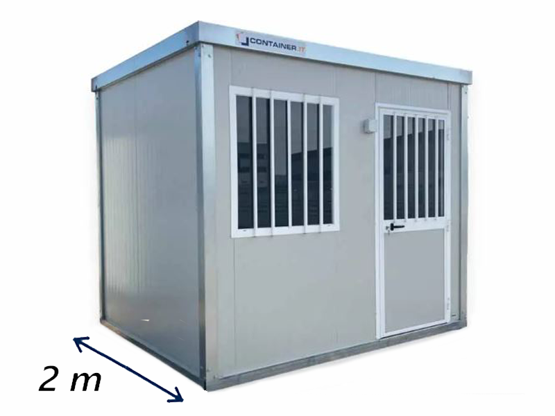 Box prefabbricati open space 3 metri H 240 Larghezza 2 metri