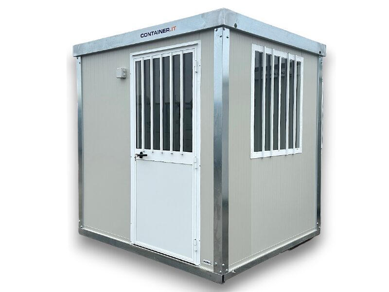 Box prefabbricati open space 2 metri H 220 Larghezza 2 metri