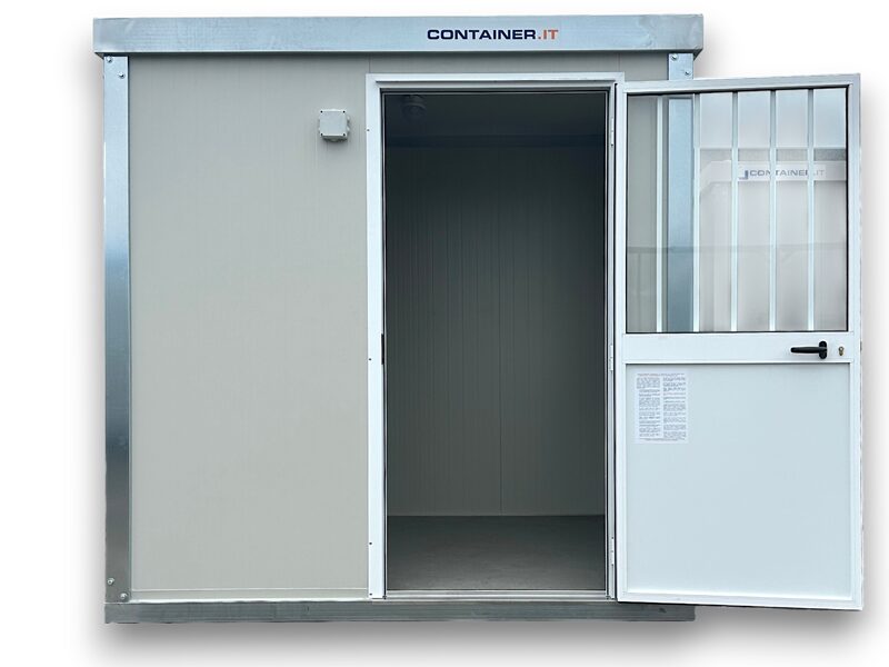 Box prefabbricati open space 2 metri H 220 Larghezza 2 metri