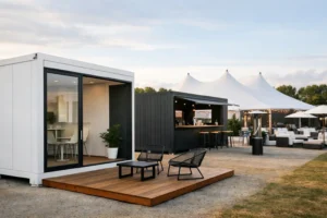 Guida ai box prefabbricati per eventi