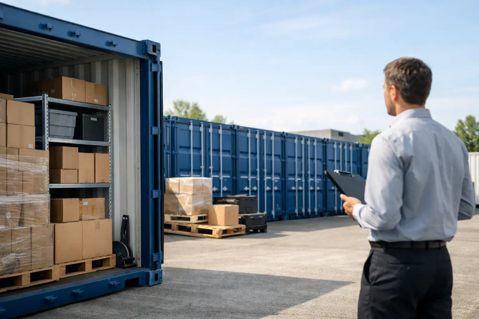 Vantaggi dei container per stoccaggio aziendale