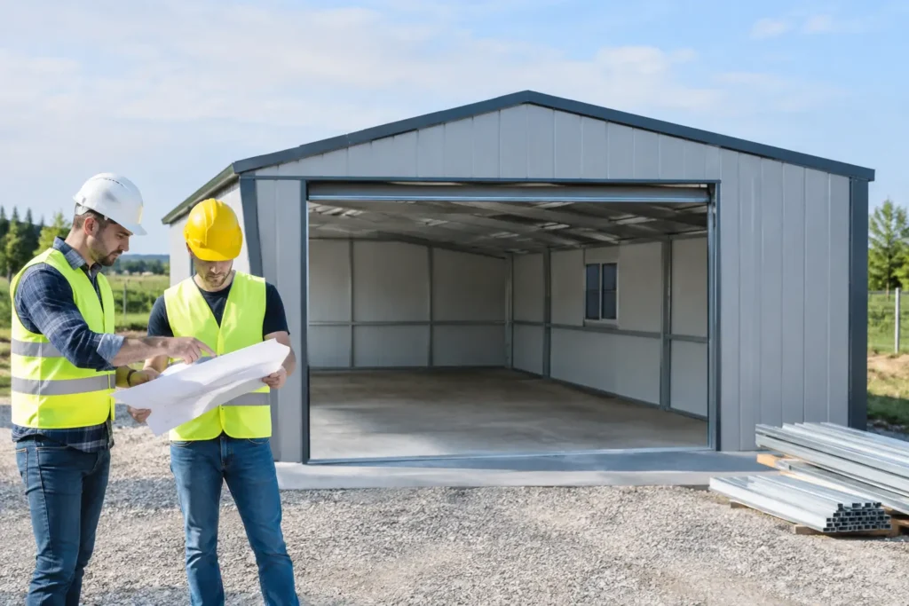 Come installare un garage prefabbricato aziendale