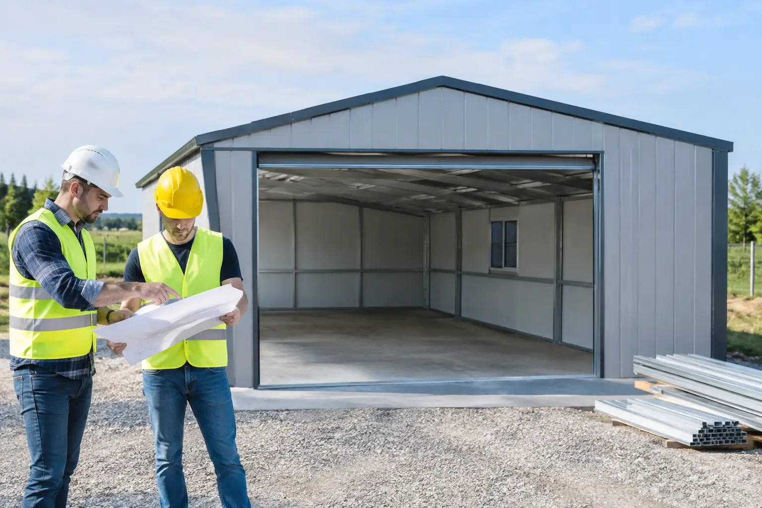 Come installare un garage prefabbricato aziendale