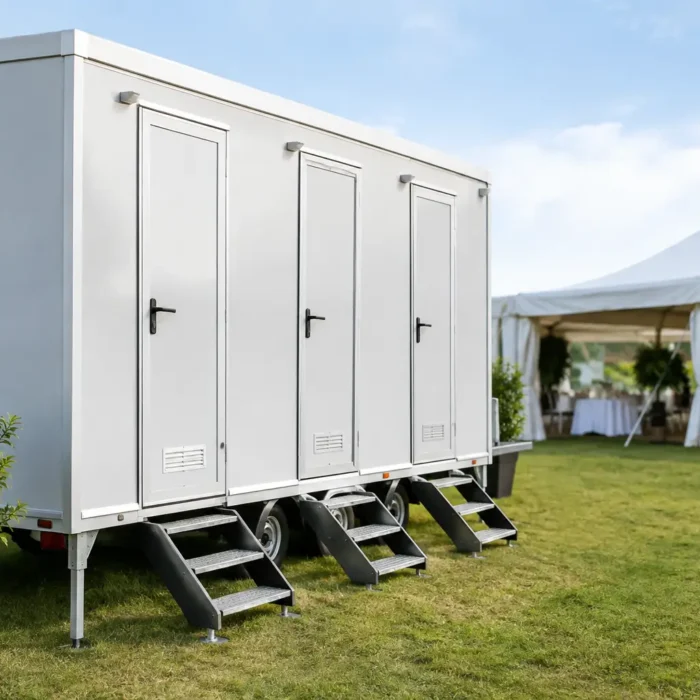 Come scegliere cabine bagno prefabbricate per eventi