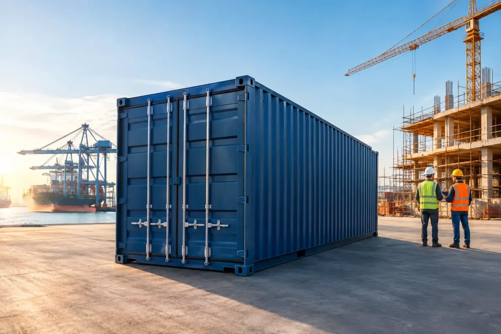 Usi dei container marittimi per aziende e cantieri