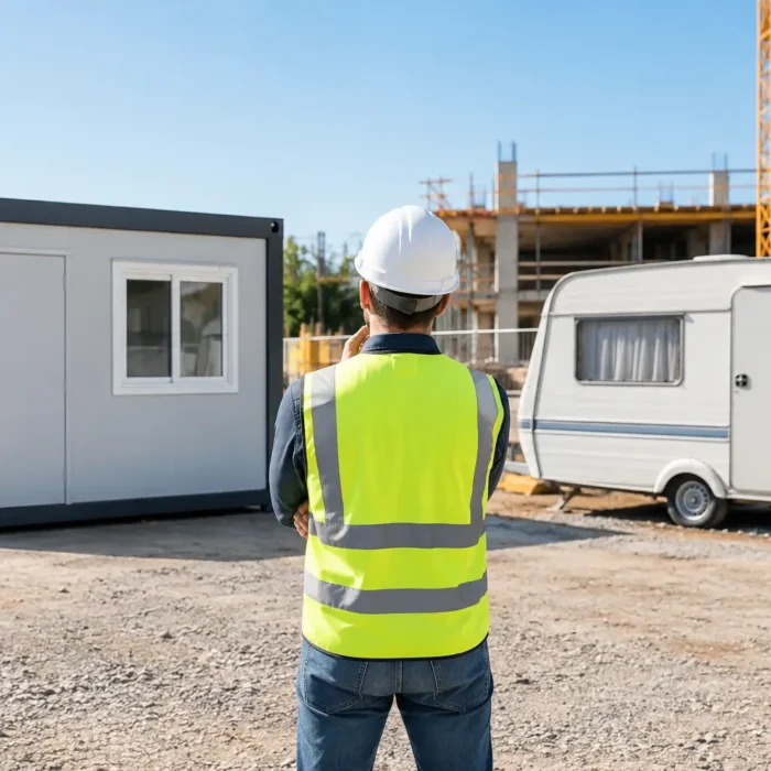 Box ufficio o roulotte: quale scegliere in cantiere