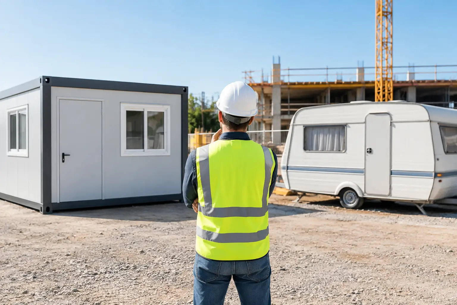 Box ufficio o roulotte: quale scegliere in cantiere