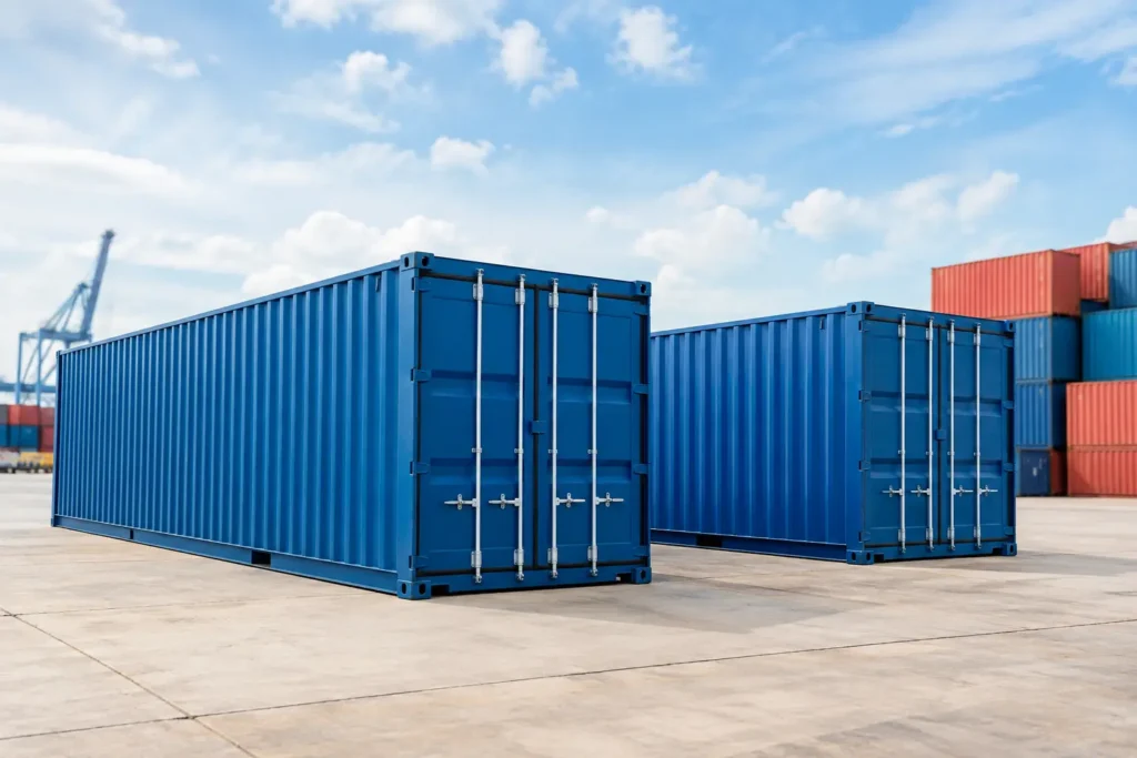 Container da venti o quaranta piedi: quale scegliere?