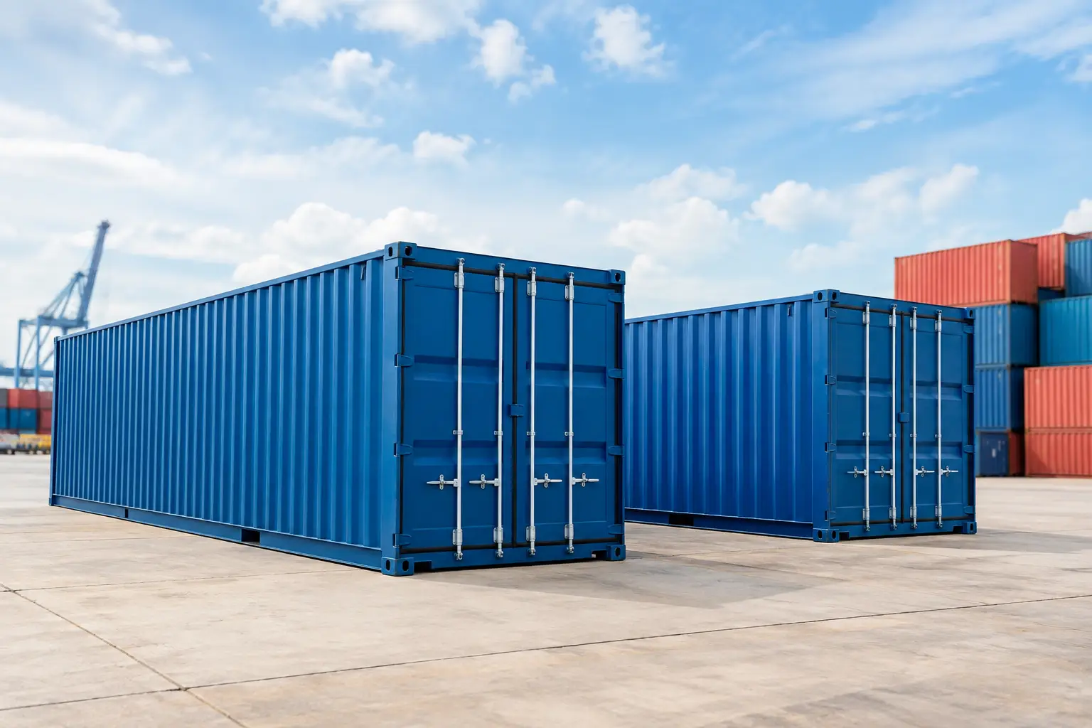 Container da venti o quaranta piedi: quale scegliere?