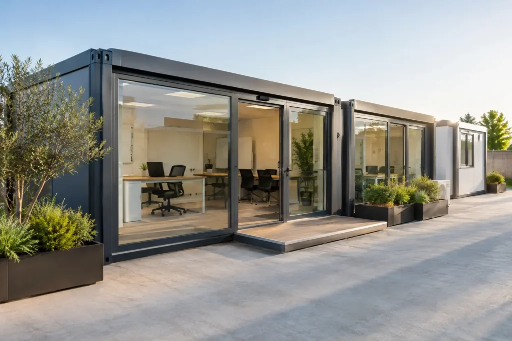 Il futuro degli uffici modulari temporanei